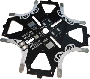 PCB ساخته شده برد توزیع تغذیه کوادکوپتر